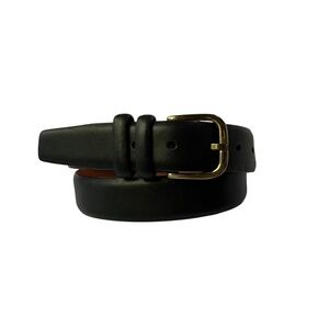 Vintage Genuine PETERBOROUGH ROW Black Leather Dress Belt For Men Size 32
